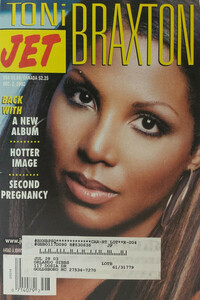 Toni Braxton magazine cover appearance Jet December 2, 2002