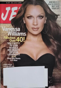 Vanessa Williams magazine cover appearance Jet August 10, 2009