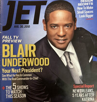 Blair Underwood magazine cover appearance Jet August 30, 2010