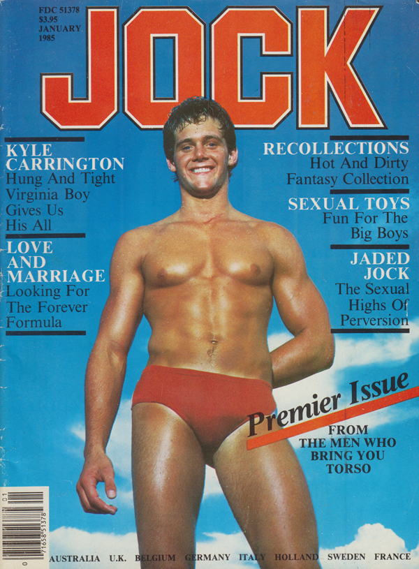 Jock January 1985 magazine back issue Jock magizine back copy 