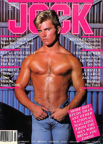 Jock March 1985 magazine back issue Jock magizine back copy 