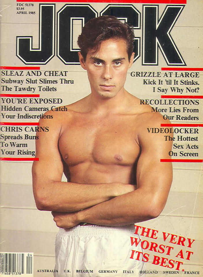 Jock April 1985 magazine back issue Jock magizine back copy 