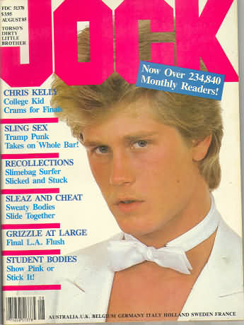 Jock August 1985 magazine back issue Jock magizine back copy 