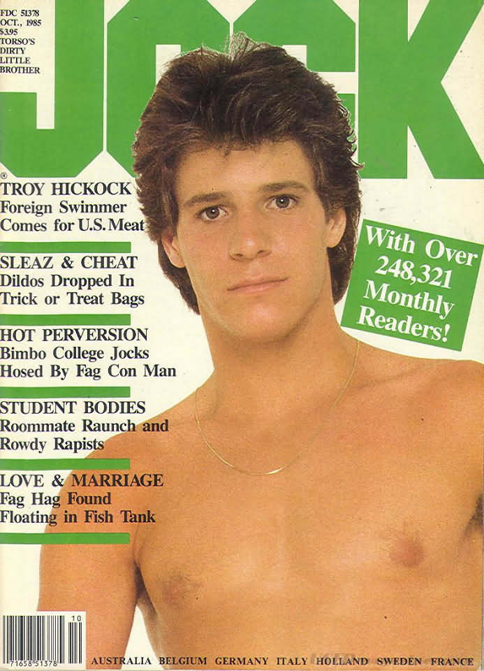 Jock October 1985 magazine back issue Jock magizine back copy 