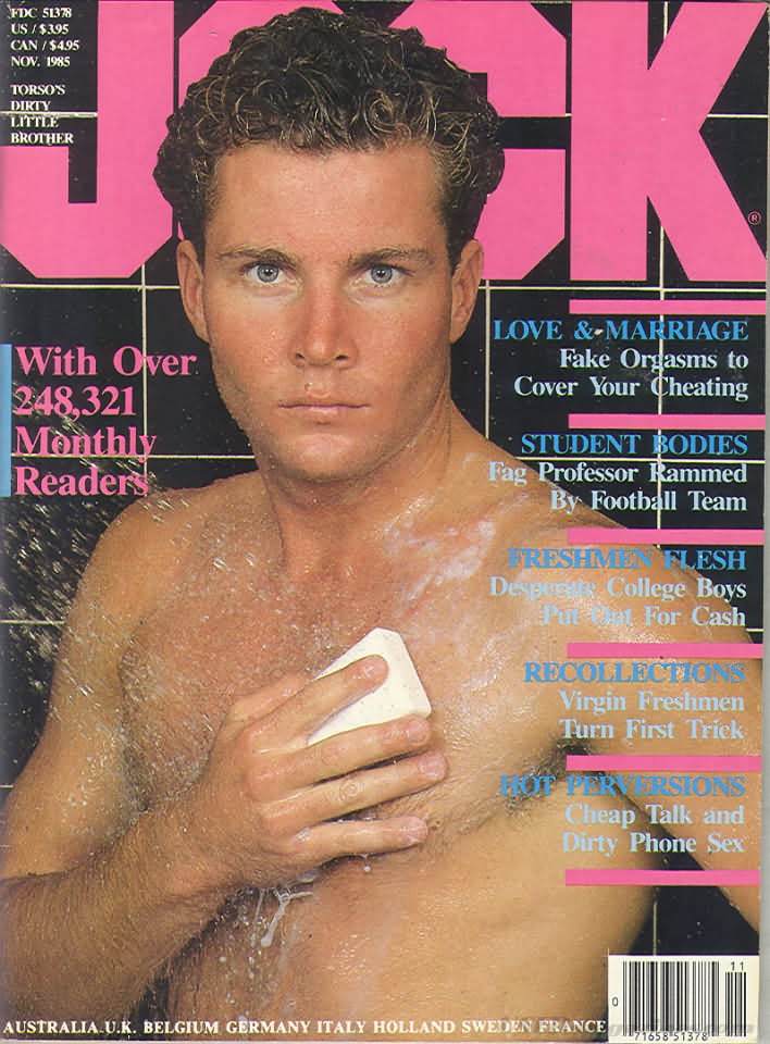 Jock November 1985 magazine back issue Jock magizine back copy 