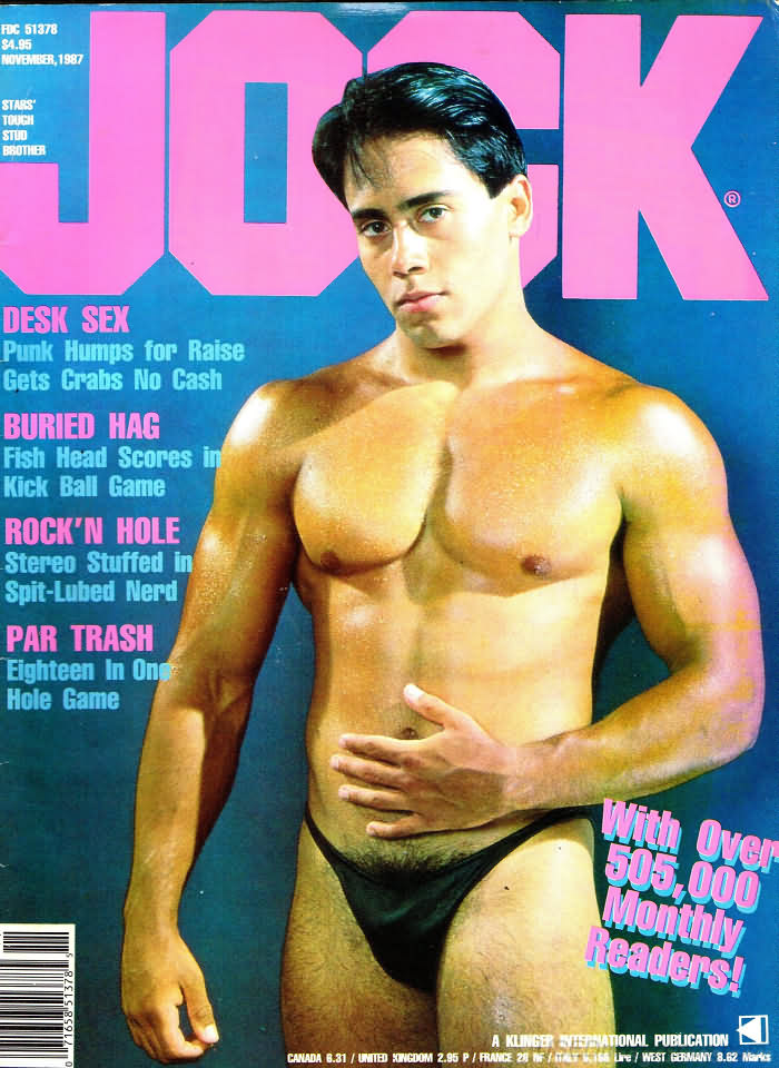 Jock November 1987 magazine back issue Jock magizine back copy 