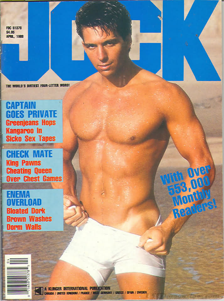 Jock April 1988 magazine back issue Jock magizine back copy 