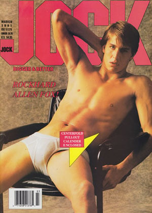 Jock March 1991 magazine back issue Jock magizine back copy jock magazine back issues 1991 bigger and better dudes hot long cocks erotic spreads tight asses gay