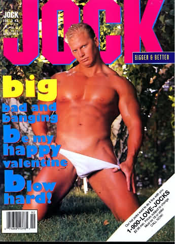 Jock February 1995 magazine back issue Jock magizine back copy 