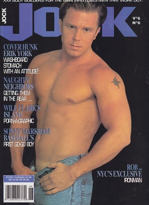 Jock Vol. 6 # 6 - June 1997 magazine back issue Jock magizine back copy 1997 issues of gay porn mag jock hottest guys naked throbbing cocks jerking off anal sex tight asses