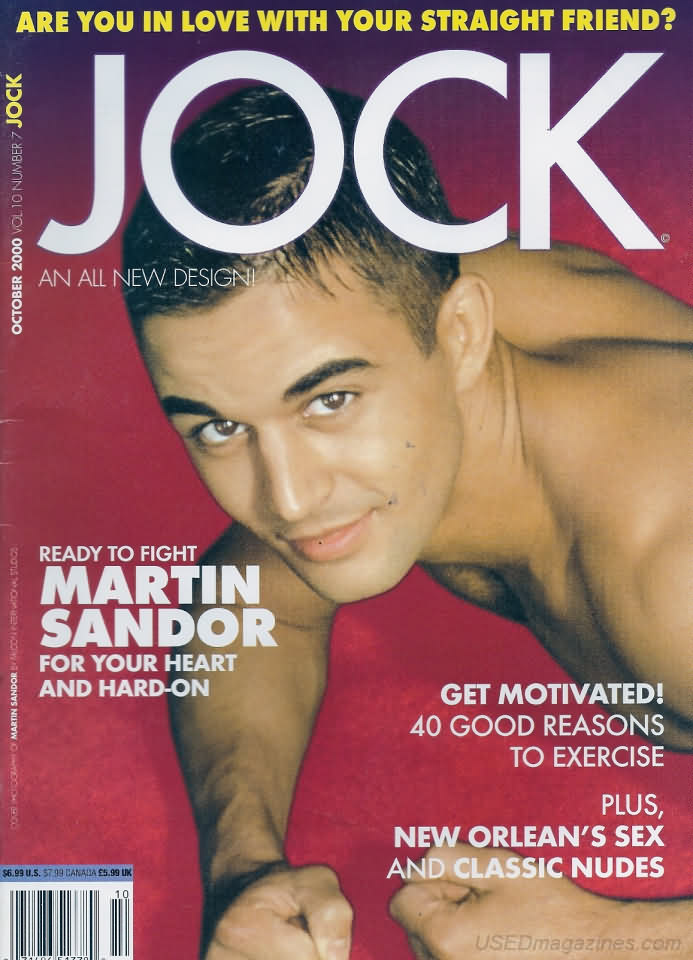 Jock October 2000 magazine back issue Jock magizine back copy 