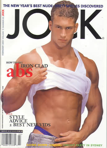 Jock February 2001 magazine back issue Jock magizine back copy 