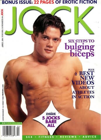 Jock April 2001 magazine back issue Jock magizine back copy 