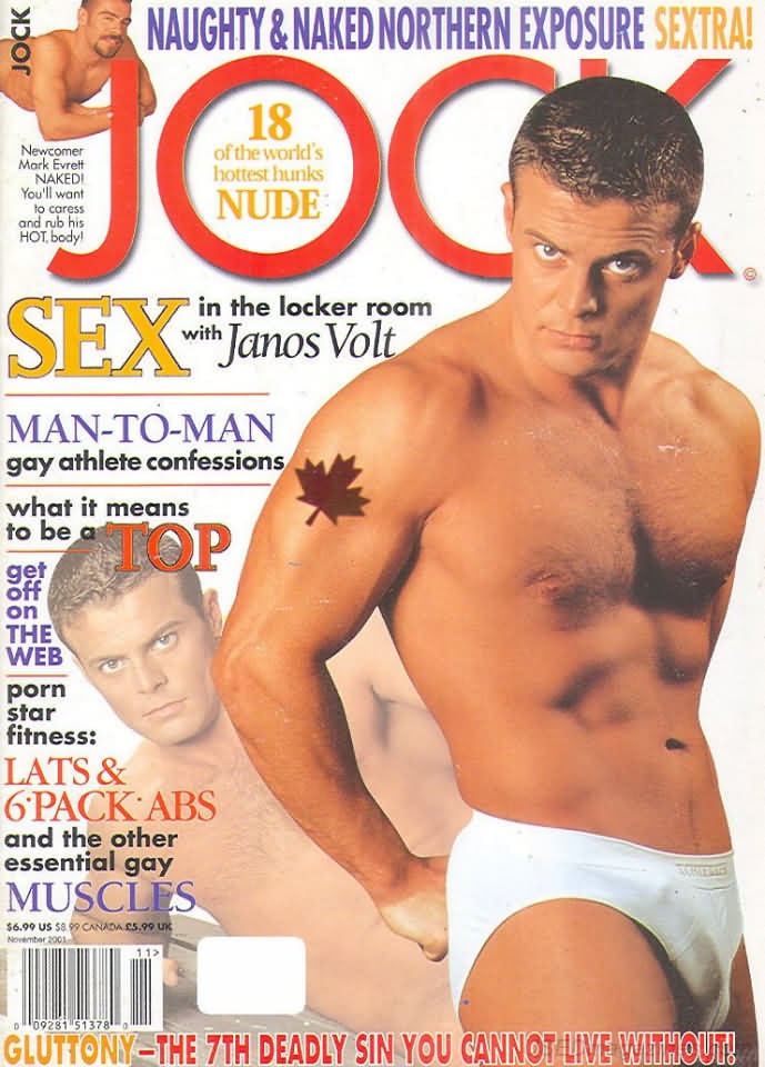 Jock November 2001 magazine back issue Jock magizine back copy 