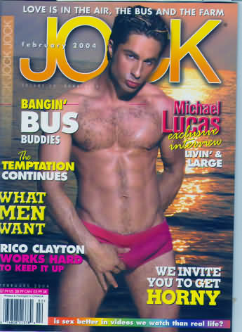 Jock February 2004 magazine back issue Jock magizine back copy 