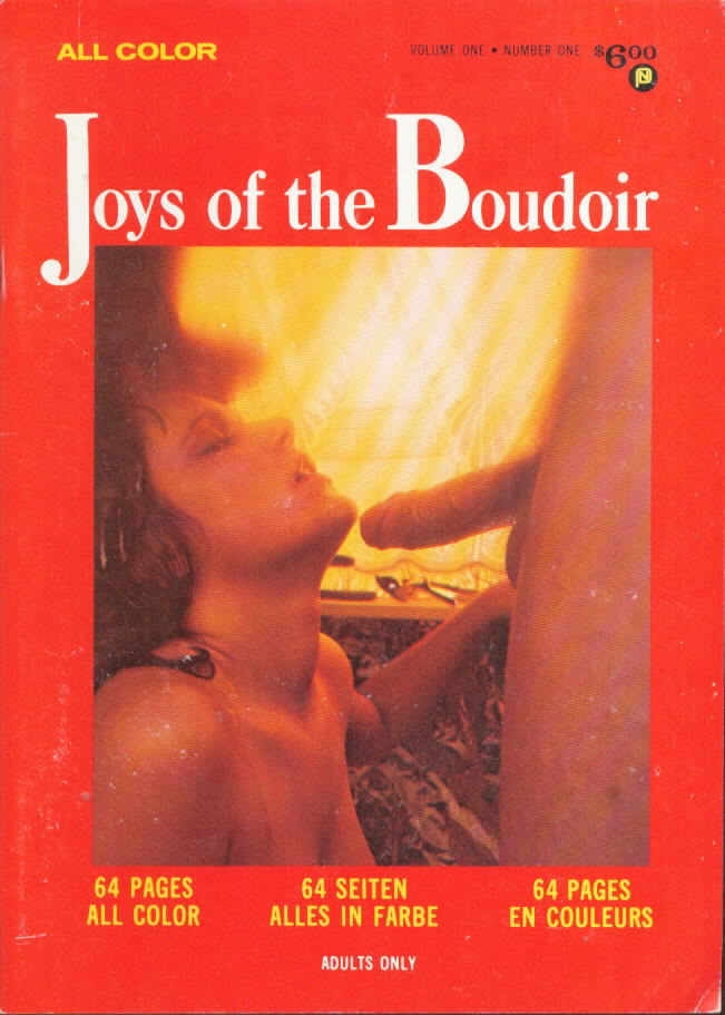 Joys of the Boudoir Vol. 1 # 1 magazine back issue Joys of the Boudoir magizine back copy 