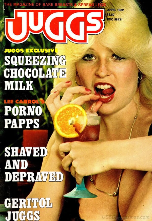 Juggs April 1982 magazine back issue Juggs magizine back copy Juggs April 1982 Adult Magazine Back Issue Published by Juggs, Specialists in Big Tit Magazines. Juggs Exclusive Squeezing Chocolate Milk.