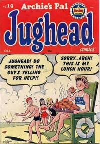 Jughead # 14, October 1952 magazine back issue cover image