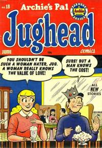 Jughead # 18, June 1953 magazine back issue cover image