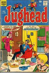 Jughead # 203, April 1972 magazine back issue cover image