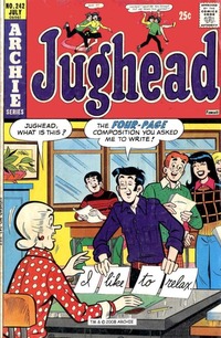 Jughead # 242, July 1975 magazine back issue cover image