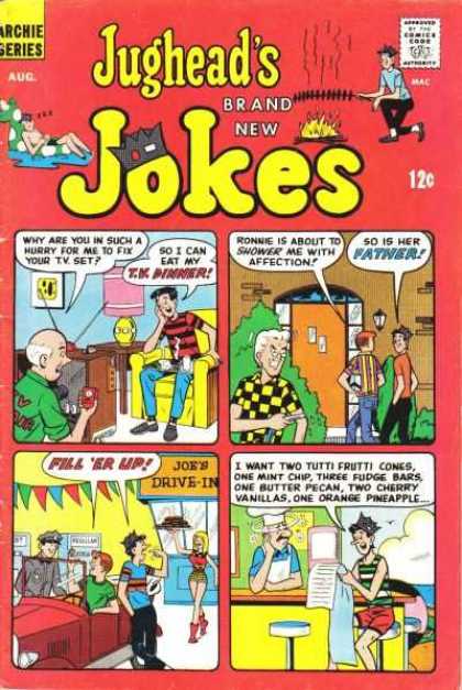 Jughead's Jokes Comic Book Back Issues of Superheroes by A1Comix