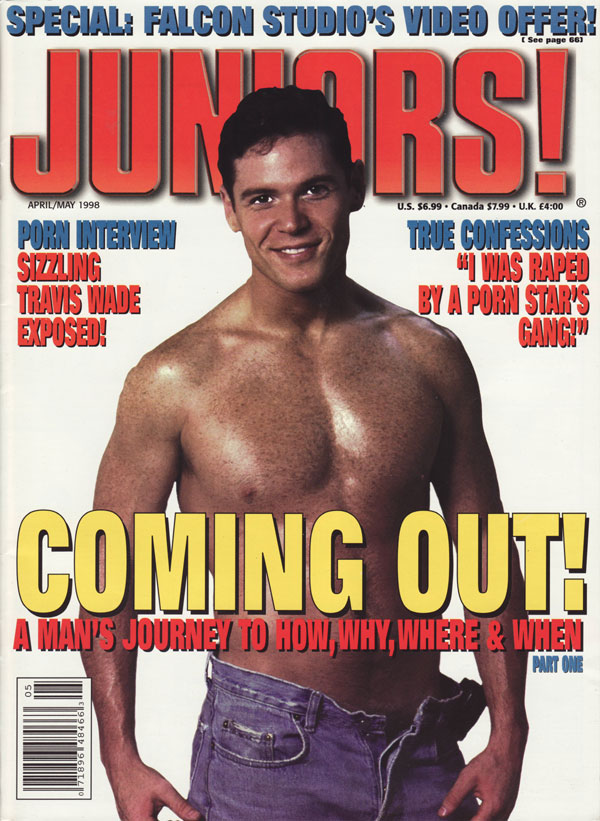 Juniors April/May 1998 magazine back issue Juniors magizine back copy falcon studio porn interview sizzling travis wade true confessions i was raped by a porn stras gang 