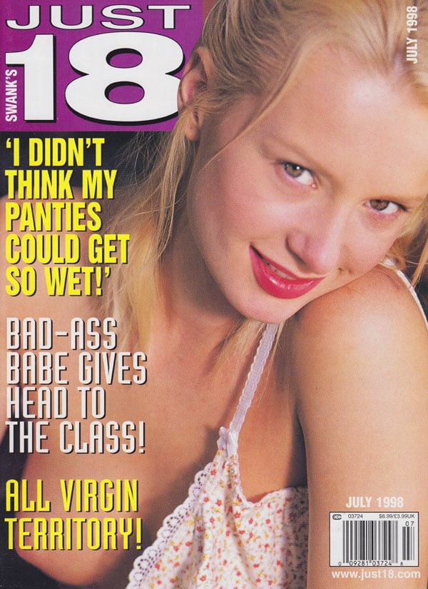 Just 18 July 1998, just 18 magazine back issues 1998 hot wet pant