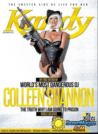 Colleen Shannon magazine cover appearance Kandy December 2013