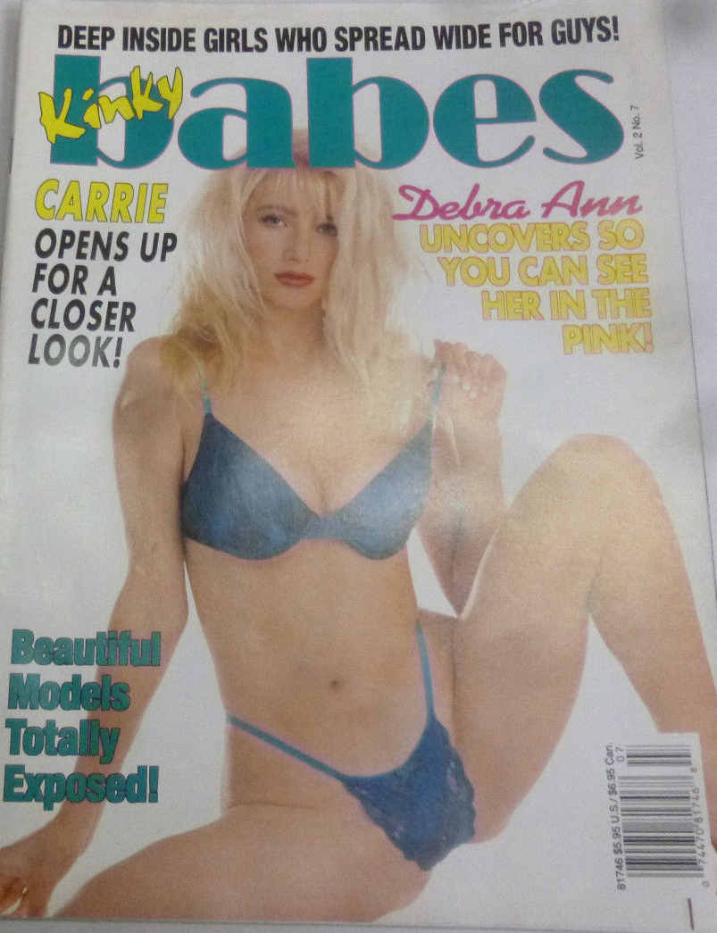 Kinky Babes Vol. 2 # 7 magazine back issue Kinky Babes magizine back copy 