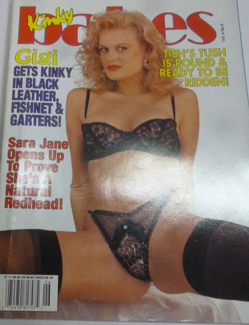 Kinky Babes Vol. 4 # 6 magazine back issue Kinky Babes magizine back copy 
