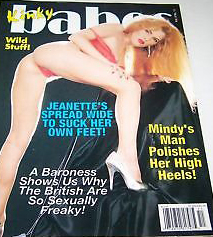 Kinky Babes Vol. 5 # 11 magazine back issue Kinky Babes magizine back copy 