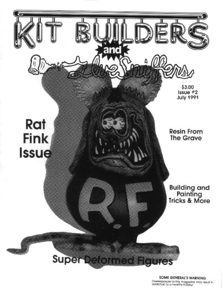 Kitbuilders # 2, July 1991 magazine back issue Kitbuilders magizine back copy 