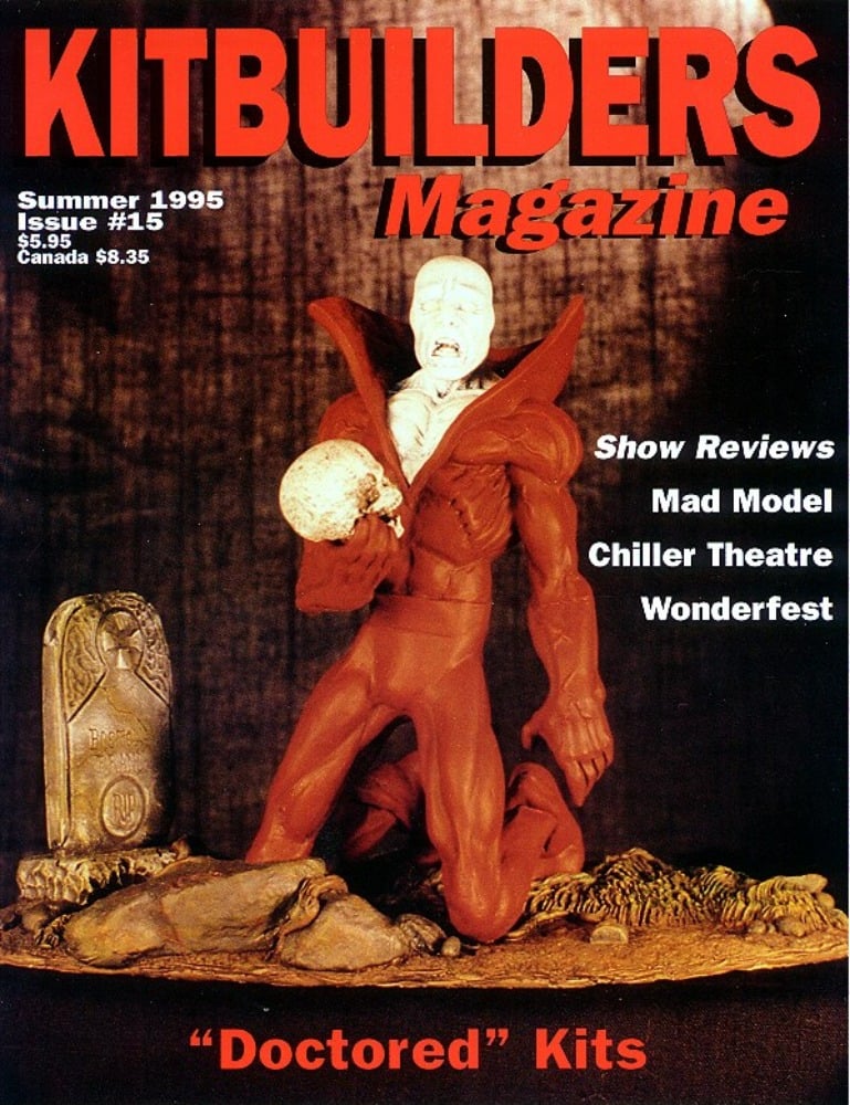 Kitbuilders # 15, Summer 1995 magazine back issue Kitbuilders magizine back copy 