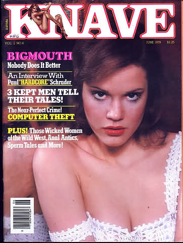 Knave June 1979 magazine back issue Knave USA magizine back copy 