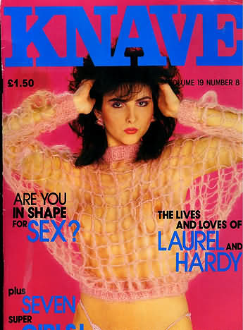 Knave Vol. 19 # 8 magazine back issue Knave UK magizine back copy Knave Vol. 19 # 8 British Adult Nude Women Magazine Back Issue Published by Galaxy Publications Limited. Are You In Shape For Sex?.