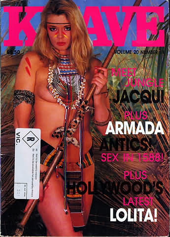 Knave Vol. 20 # 11 magazine back issue Knave UK magizine back copy Knave Vol. 20 # 11 British Adult Nude Women Magazine Back Issue Published by Galaxy Publications Limited. Meet Jungle Jacqui.