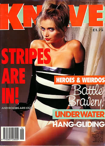 Knave Vol. 22 # 7 magazine back issue Knave UK magizine back copy Knave Vol. 22 # 7 British Adult Nude Women Magazine Back Issue Published by Galaxy Publications Limited. Stripes Are In ! And Boobs Are Out!.
