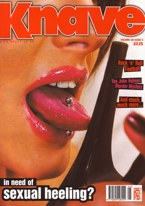 Knave Vol. 38 # 5 magazine back issue Knave UK magizine back copy in need of sexual heeling knaves got it for you heal with sex knave magazine from the uk is here to