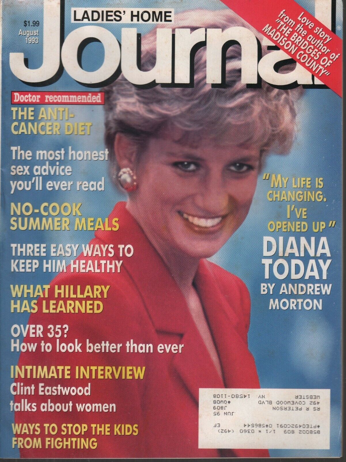Ladies Home Journal August 1993, , Magazine, Journal Aug 1993