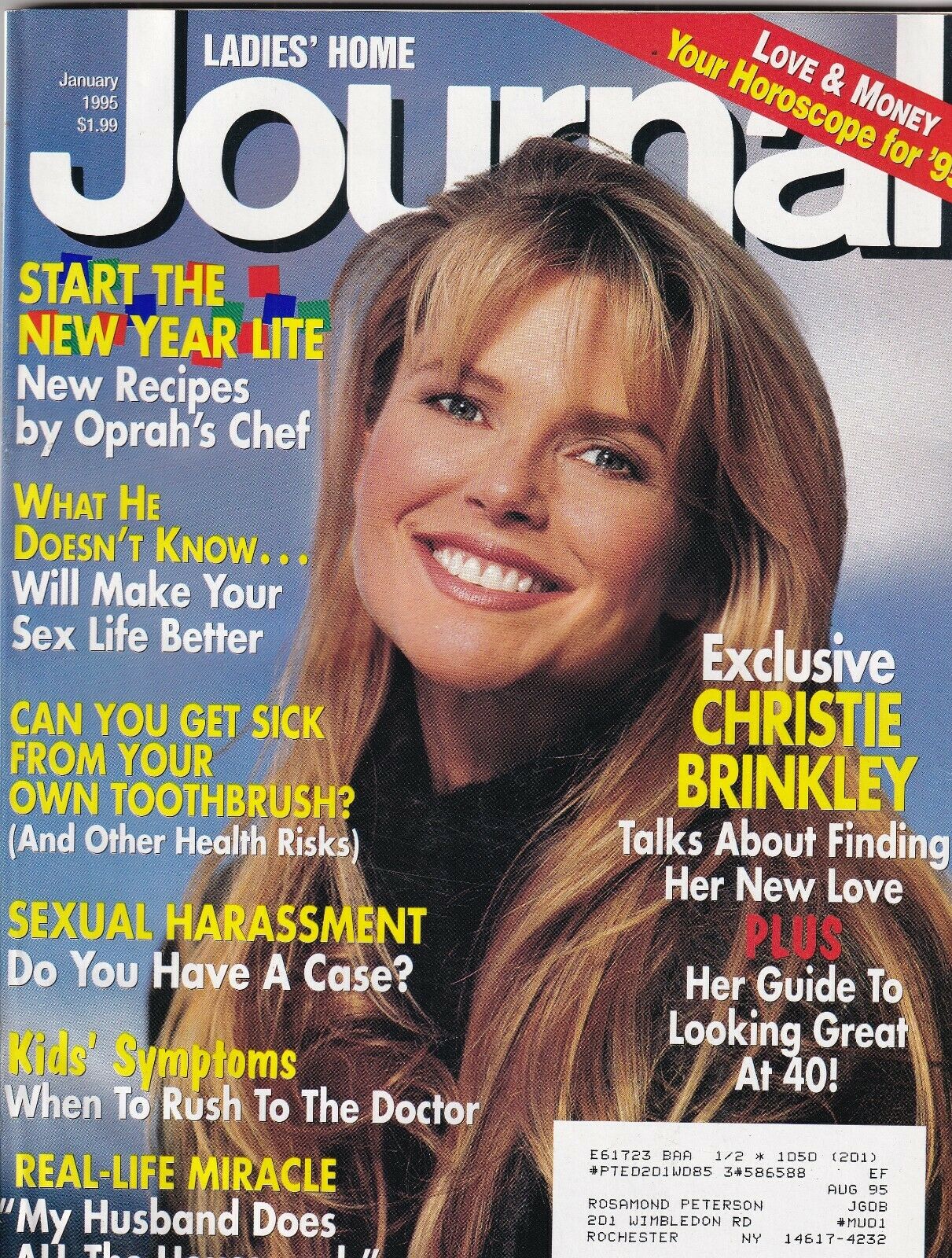 Ladies Home Journal January 1995 Magazine Journal Jan 1995 ladies-home-journal-january-1995-magazine-journal-jan-1995