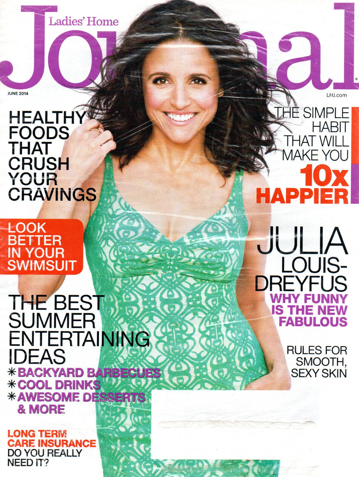 Ladies Home Journal June 2014 magazine back issue Ladies Home Journal magizine back copy 