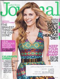 Ladies Home Journal April 2014 magazine back issue