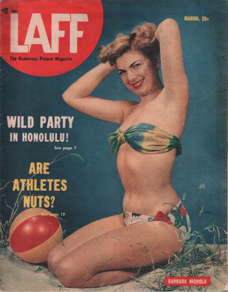Laff March 1949 magazine back issue Laff magizine back copy 