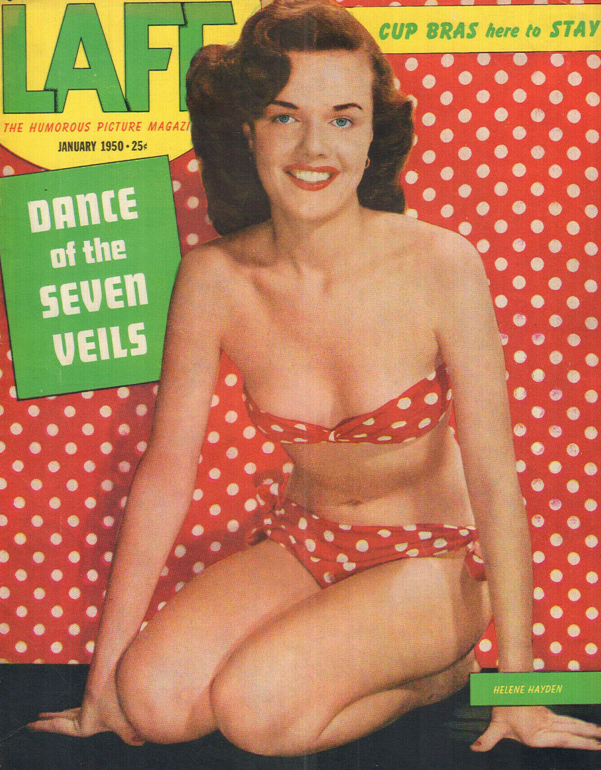 Laff January 1950 magazine back issue Laff magizine back copy 