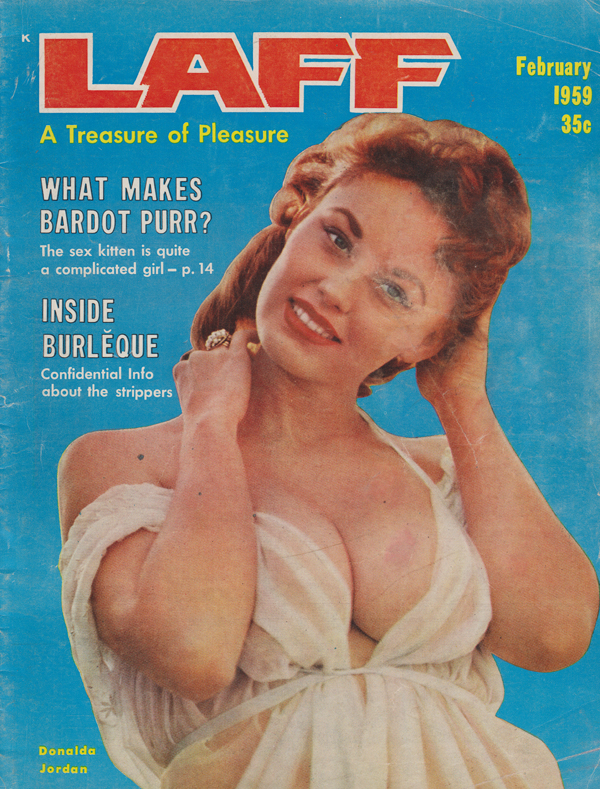 Laff February 1959 magazine back issue Laff magizine back copy 