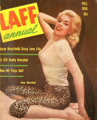 Jayne Mansfield magazine cover appearance Laff Fall 1956