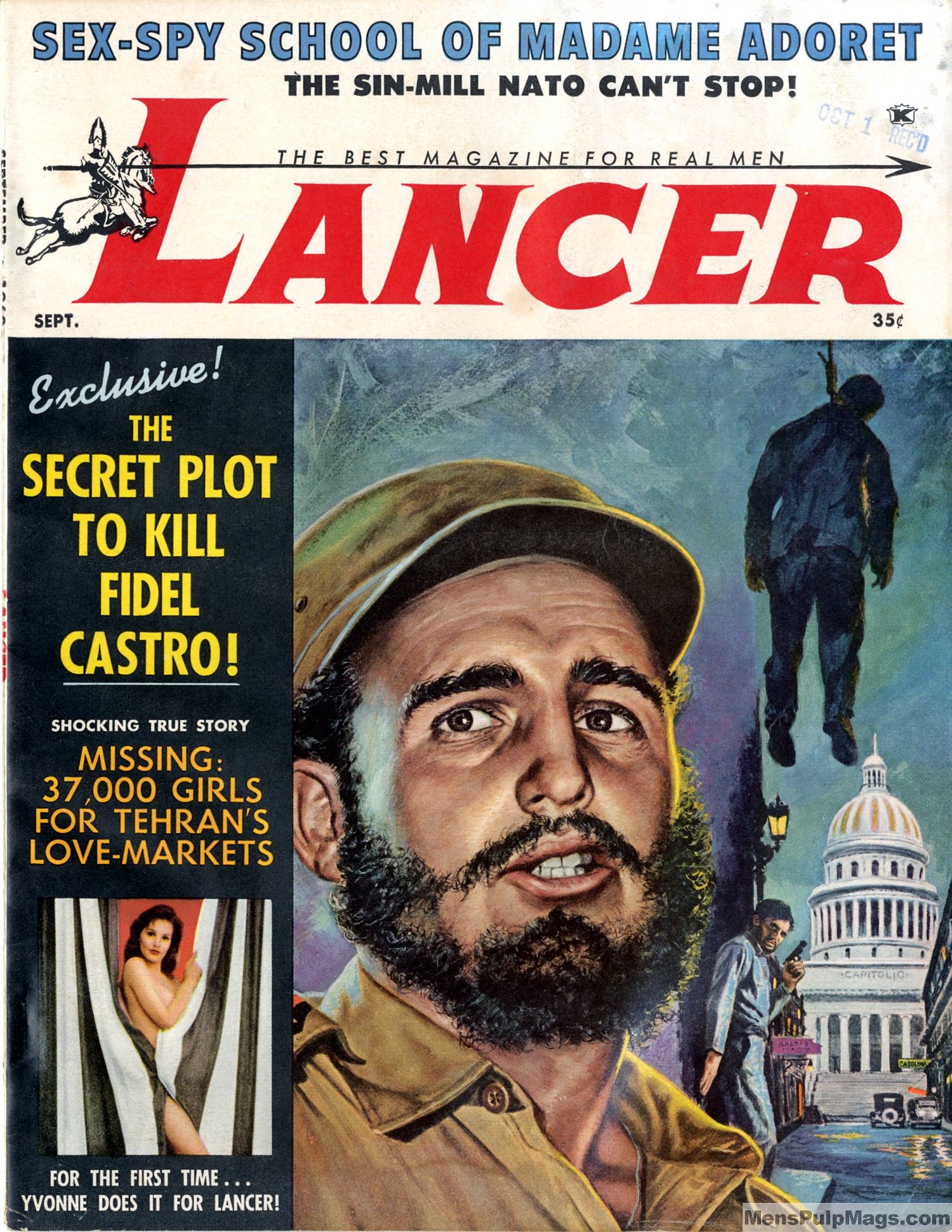 Lancer September 1960 magazine back issue Lancer magizine back copy 