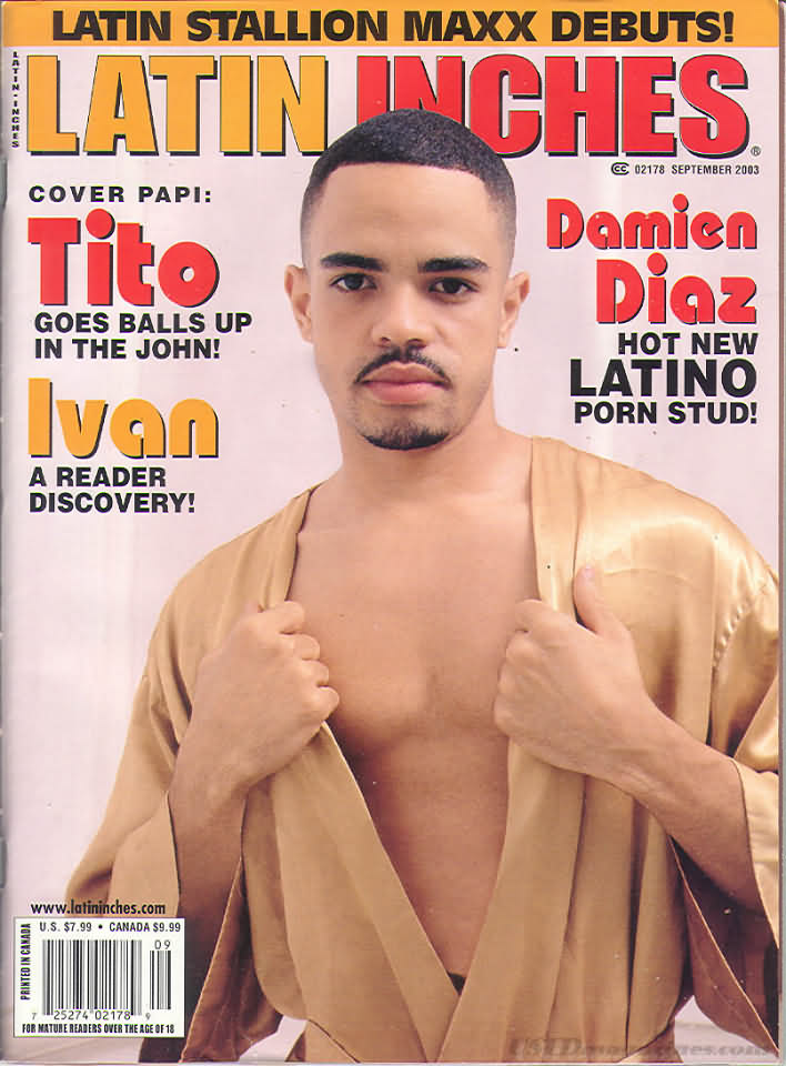 Latin Inches September 2003 magazine back issue Latin Inches magizine back copy 
