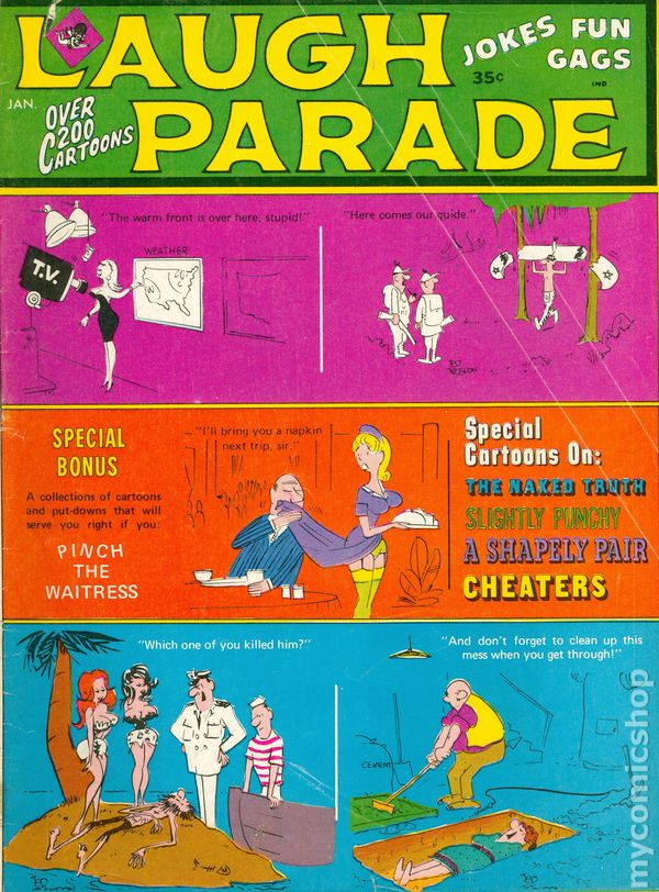 Laugh Parade Vol. 9 # 1 magazine back issue Laugh Parade magizine back copy 